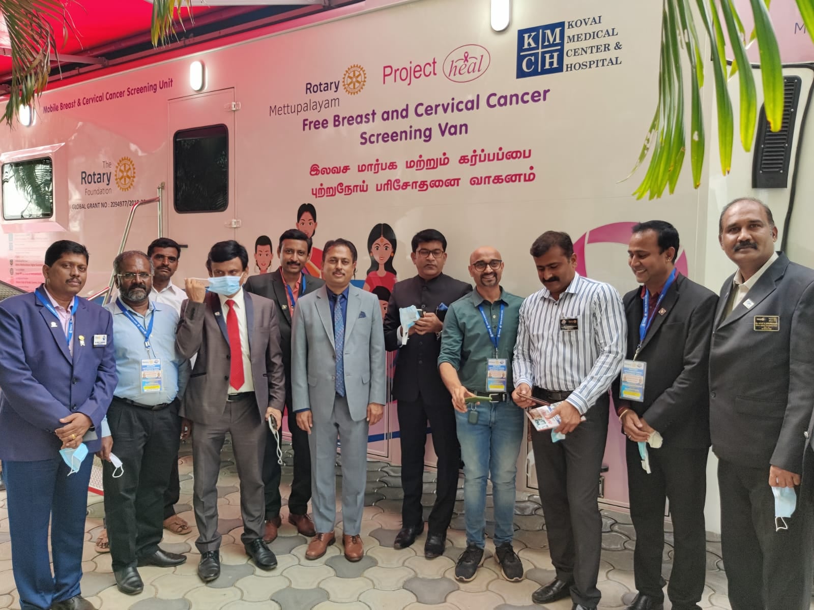 Rotary Free Breast and Cervical Cancer Screening Van